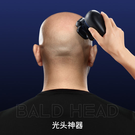 New electric shaver head machine shaver razor hair clipper shaver washable shaver nine-head smart