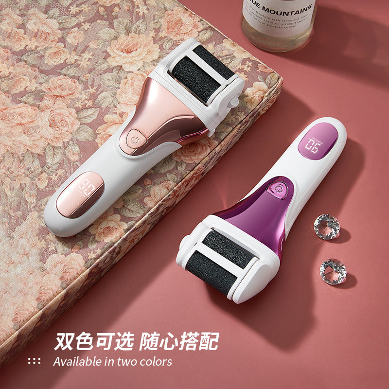 Manufacturer's new smart USB digital display rechargeable women's foot grinder to remove old skin electric foot washing machine wholesale